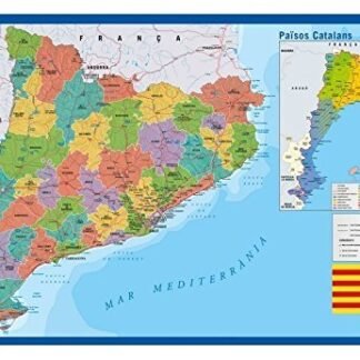 Lamina Educativa Catalan Mapa Catalunya